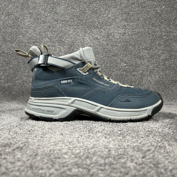 Montrail Gore-Tex XCR Mens Size 9.5 Blue Outdoor Hiking Shoes Used - Picture 1 of 13